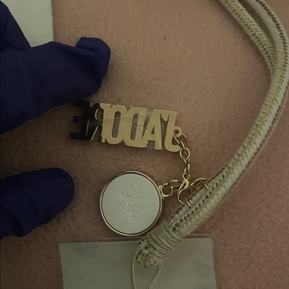 Dior Cream and Gold Lanyard for phone - Picture 12 of 17